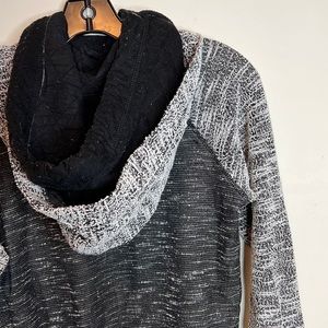 LF Zippered Double Hooded Sweatshirt